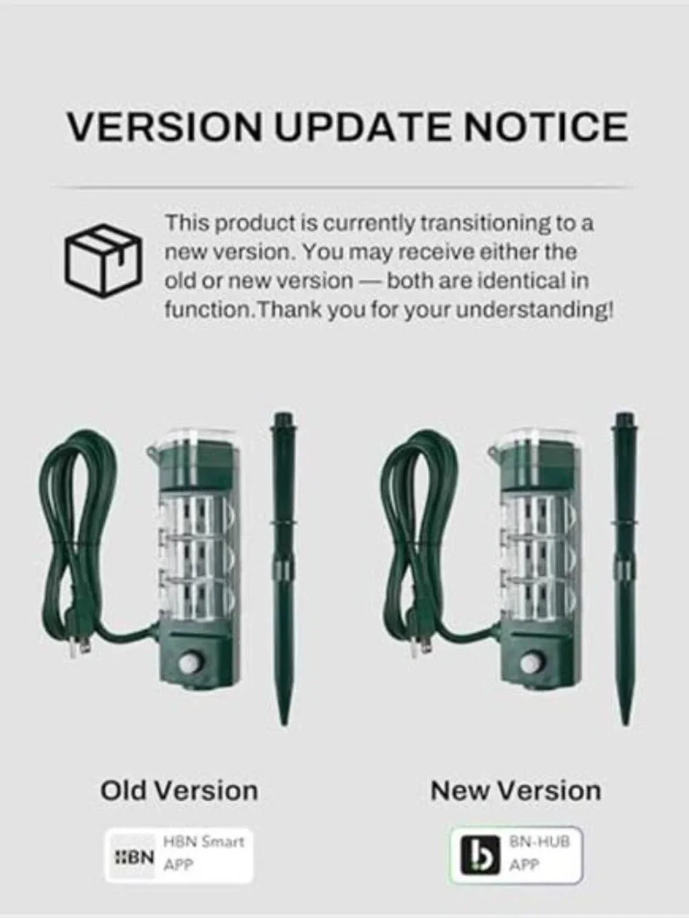 Outdoor Smart Plug Waterproof with 6 Outlets,WiFi Power Stake Timer 6Ft Cord